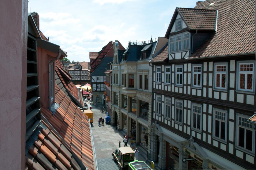 Hotel Am Hoken เควดลินบวร์ก ภายนอก รูปภาพ